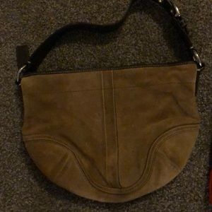 Used brown Coach bag